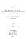 Cover page: Hierarchical Bayesian inference in the brain: psychological models and neural implementation