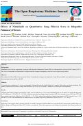 Cover page: Effects of Nintedanib on Quantitative Lung Fibrosis Score in Idiopathic Pulmonary Fibrosis