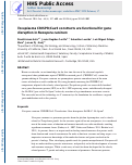 Cover page: Toxoplasma CRISPR/Cas9 constructs are functional for gene disruption in Neospora caninum