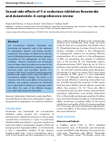 Cover page: Sexual side effects of 5-α-reductase inhibitors finasteride and dutasteride: A comprehensive review