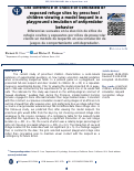 Cover page: Sex difference in choice of concealed or exposed refuge sites by preschool children viewing a model leopard in a playground simulation of antipredator behavior