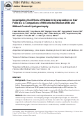 Cover page: Investigating the effects of metabolic dysregulation on hair follicles: a comparison of HIV‐infected women with and without central lipohypertrophy