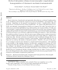 Cover page: Reduced integration schemes in micromorphic computational homogenization of elastomeric mechanical metamaterials