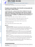 Cover page: Prevalence and correlates of neck injection among people who inject drugs in Tijuana, Mexico