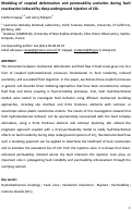 Cover page: Modeling of coulpled deformation and permeability evolution during fault reactivation induced by deep underground injection of CO2