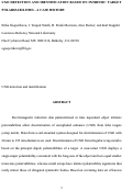 Cover page: UXO detection and identification based on intrinsic target polarizabilities: A case history