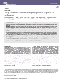 Cover page: Early treatment-related neutropenia predicts response to palbociclib