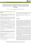 Cover page: Clinical Implication of Enlarged Prostate in Patients with the Ileal Pouch-anal Anastomosis for Inflammatory Bowel Disease