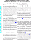 Cover page: Large-Scale Simulation of Beam Dynamics in High Intensity Ion Linacs Using Parallel Supercomputers