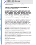 Cover page: Multicenter assessment of neoadjuvant chemotherapy for muscle-invasive bladder cancer.