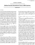 Cover page: Multifocal Pancreatic Neuroendocrine Tumors in MEN1 Syndrome