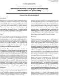 Cover page: Ureteral Endometriosis Causing Hydroureteronephrosis and Functional Loss of One Kidney