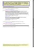 Cover page: The ongoing need for good physiological investigation: obstructive sleep apnea in HIV patients as a paradigm