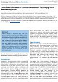 Cover page: Low-dose naltrexone: a unique treatment for amyopathic dermatomyositis