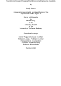 Cover page: Foundational Research Towards Plant Microbiome Engineering Capability