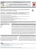 Cover page: Hypertension guidelines and coronary artery calcification among South Asians: Results from MASALA and MESA