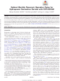 Cover page: Optimal Monthly Reservoir Operation Rules for Hydropower Generation Derived with SVR-NSGAII