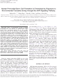 Cover page: Human Primordial Germ Cell Formation Is Diminished by Exposure to Environmental Toxicants Acting through the AHR Signaling Pathway