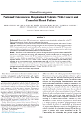 Cover page: National Outcomes in Hospitalized Patients With Cancer and Comorbid Heart Failure.