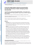 Cover page: A Vascular Quality Initiative frailty assessment predicts postdischarge mortality in patients undergoing arterial reconstruction.