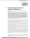 Cover page: The Global Flood Protection Benefits of Mangroves.