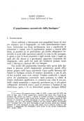 Cover page: Il popolamento cavernicolo della Sardegna