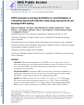 Cover page: hrHPV prevalence and type distribution in rural Zimbabwe: A community-based self-collection study using near-point-of-care GeneXpert HPV testing