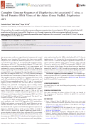 Cover page: Complete Genome Sequence of Diaphorina citri-associated C virus, a Novel Putative RNA Virus of the Asian Citrus Psyllid, Diaphorina citri