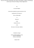 Cover page: Because I Am Called: The Meanings and Conditions under Which a Calling to Teach Emerges and Develops in Teachers Working in Catholic High Schools