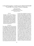 Cover page: A Graph Propagation Architecture for Massively-Parallel Constraint Processing of Natural language