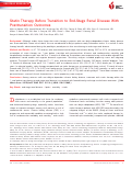 Cover page: Statin Therapy Before Transition to End‐Stage Renal Disease With Posttransition Outcomes