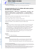 Cover page: Increased production of IL-17 in children with autism spectrum disorders and co-morbid asthma