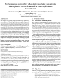 Cover page: Performance portability of an intermediate-complexity atmospheric research model in coarray Fortran