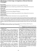 Cover page: Bird Damage to Fruit Crops: A Comparison of Several Deterrent Techniques