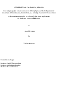 Cover page: Cost and geographic variations in service delivery by Local Health Departments: An analysis of Immunization, Tuberculosis, and Sexually-Transmitted Disease Clinics