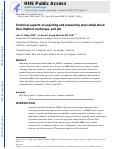 Cover page: Technical aspects of acquiring and measuring myocardial blood flow: Method, technique, and QA