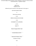 Cover page: Academically High-Achieving Students of Color Attending a Low Resource School and Their Academic Resiliency: A Qualitative Inquiry