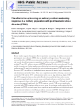 Cover page: The effect of a service dog on salivary cortisol awakening response in a military population with posttraumatic stress disorder (PTSD).