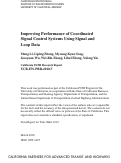 Cover page: Improving Performance of Coordinated Signal Control Systems Using Signal and Loop Data