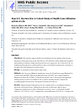 Cover page: How U.S. Doctors Die: A Cohort Study of Healthcare Use at the End of Life