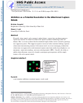 Cover page: Inhibition as a potential resolution to the attentional capture debate