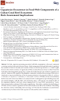 Cover page: Ciguatoxin Occurrence in Food-Web Components of a Cuban Coral Reef Ecosystem: Risk-Assessment Implications