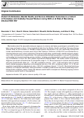 Cover page: Violent Victimization, Mental Health, and Service Utilization Outcomes in a Cohort of Homeless and Unstably Housed Women Living With or at Risk of Becoming Infected With HIV