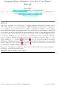 Cover page: Comparing Peano arithmetic, Basic Law V, and Hume’s Principle