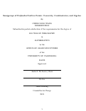 Cover page: Semigroups of Polyhedral Lattice Points: Convexity, Combinatorics, and Algebra