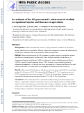 Cover page: An estimate of the U.S. government's undercount of nonfatal occupational injuries and illnesses in agriculture