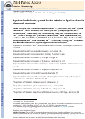 Cover page: Hypotension following Patent Ductus Arteriosus Ligation: The Role of Adrenal Hormones