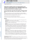 Cover page: State Policies Targeting Alcohol Use during Pregnancy and Alcohol Use among Pregnant Women 1985-2016: Evidence from the Behavioral Risk Factor Surveillance System.