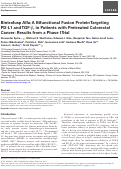 Cover page: Bintrafusp Alfa: A Bifunctional Fusion Protein Targeting PD-L1 and TGF-β, in Patients with Pretreated Colorectal Cancer: Results from a Phase I Trial