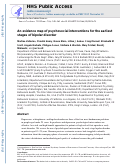 Cover page: An evidence map of psychosocial interventions for the earliest stages of bipolar disorder